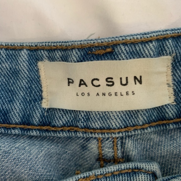 Lightwash Denim Shorts - Picture 2 of 3